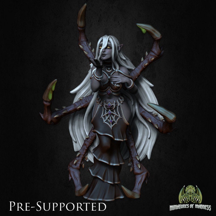Lyandra Spider Queen by Miniatures of Madness