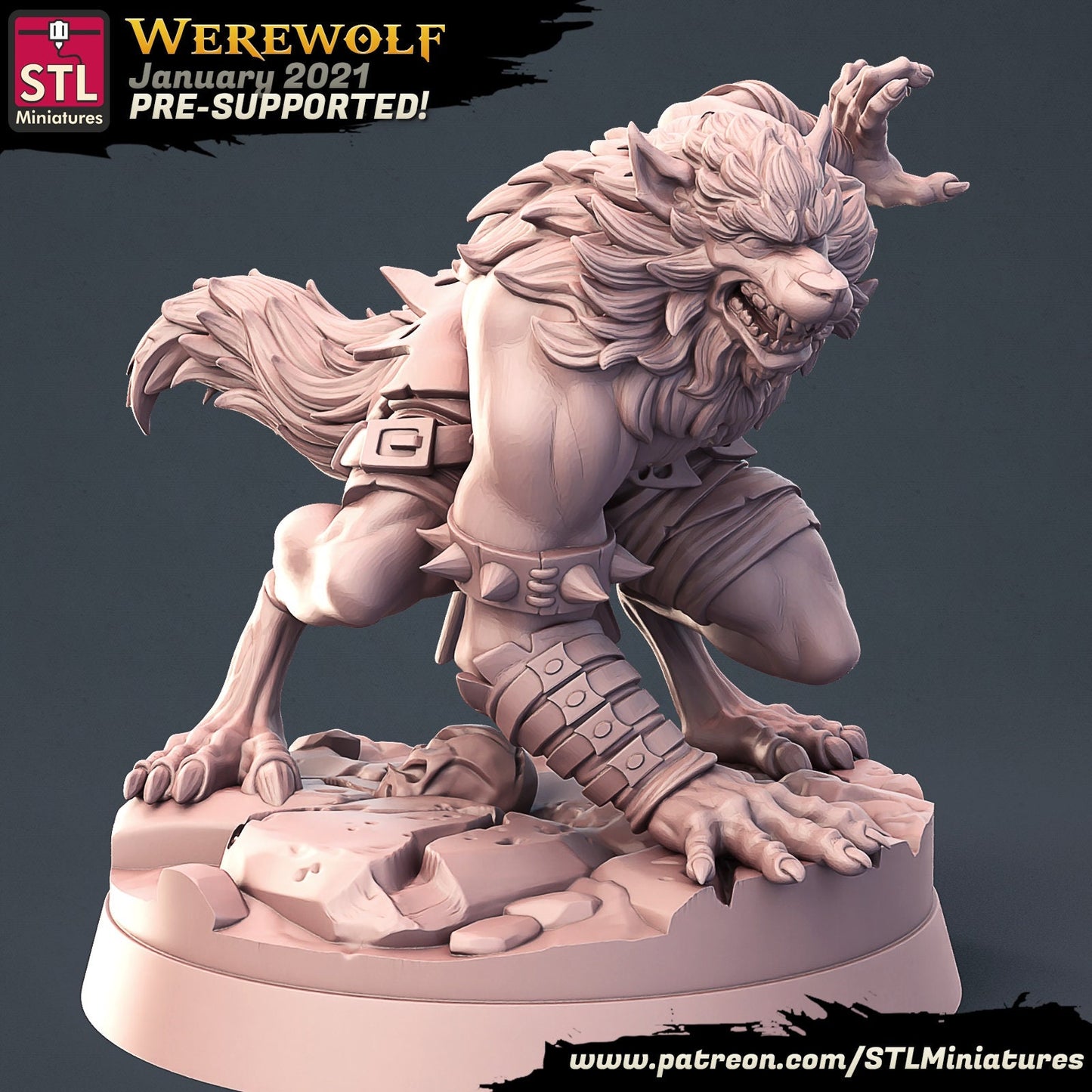 Werewolf Set by STL Miniatures