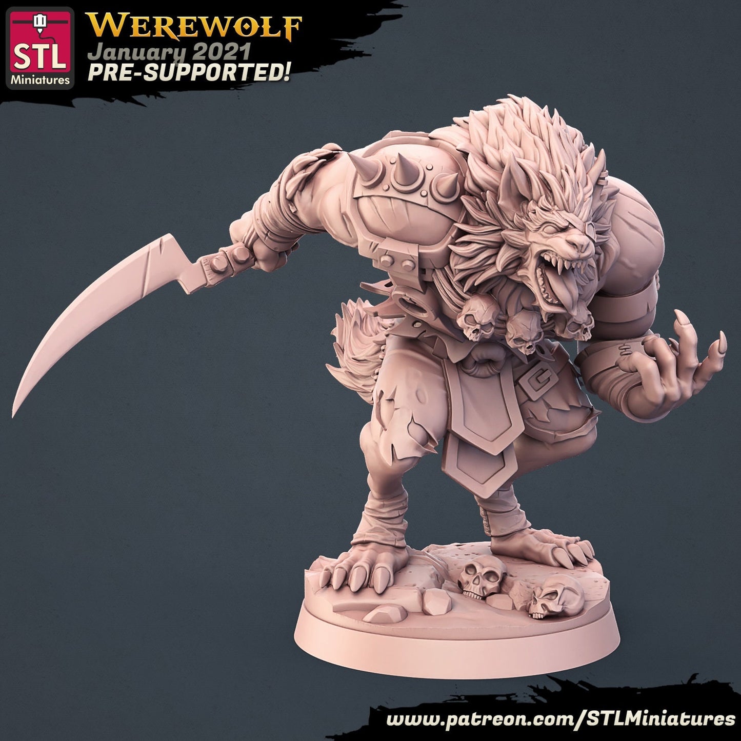 Werewolf Set by STL Miniatures