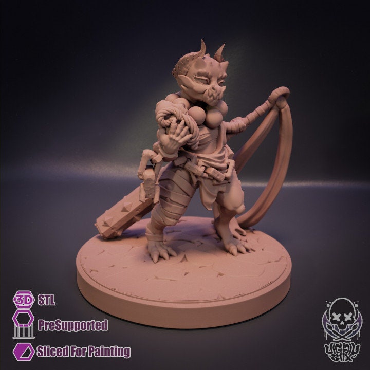 Kaiju Empress Kobold by Jigglystix Pinup Factory Miniatures