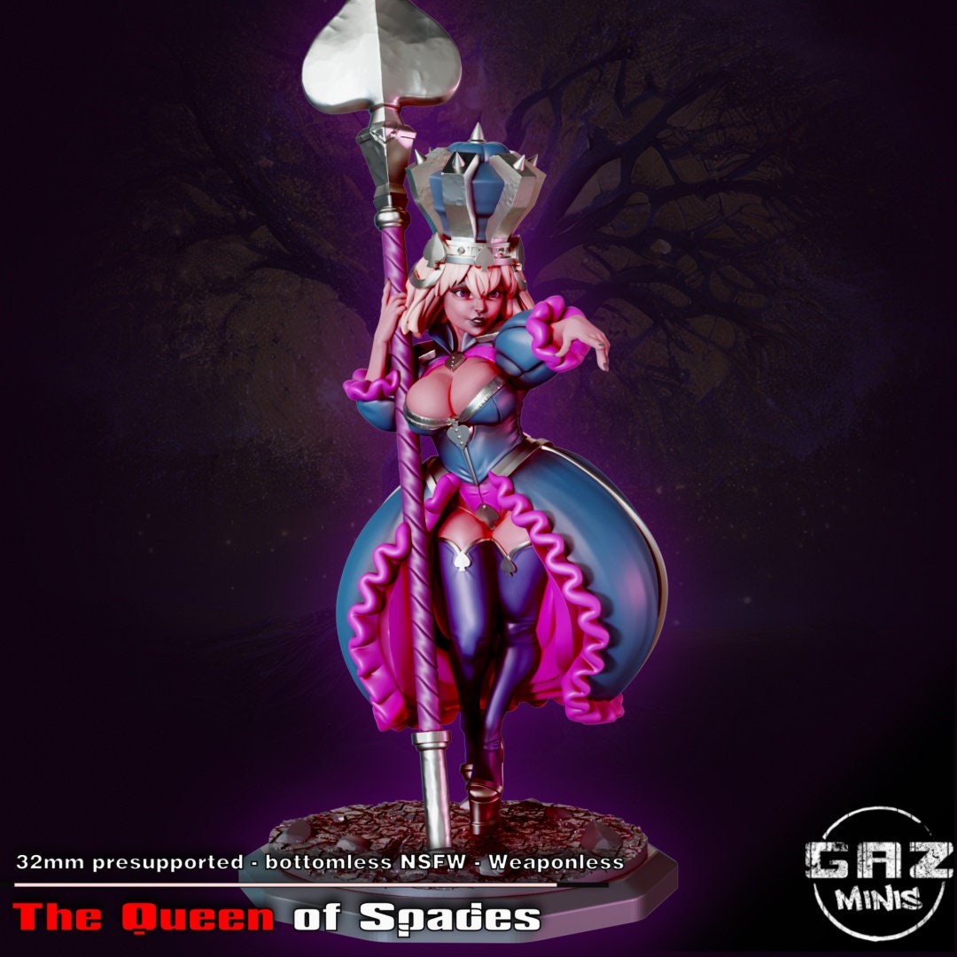 Queen of Spades by Gaz Mini Miniatures