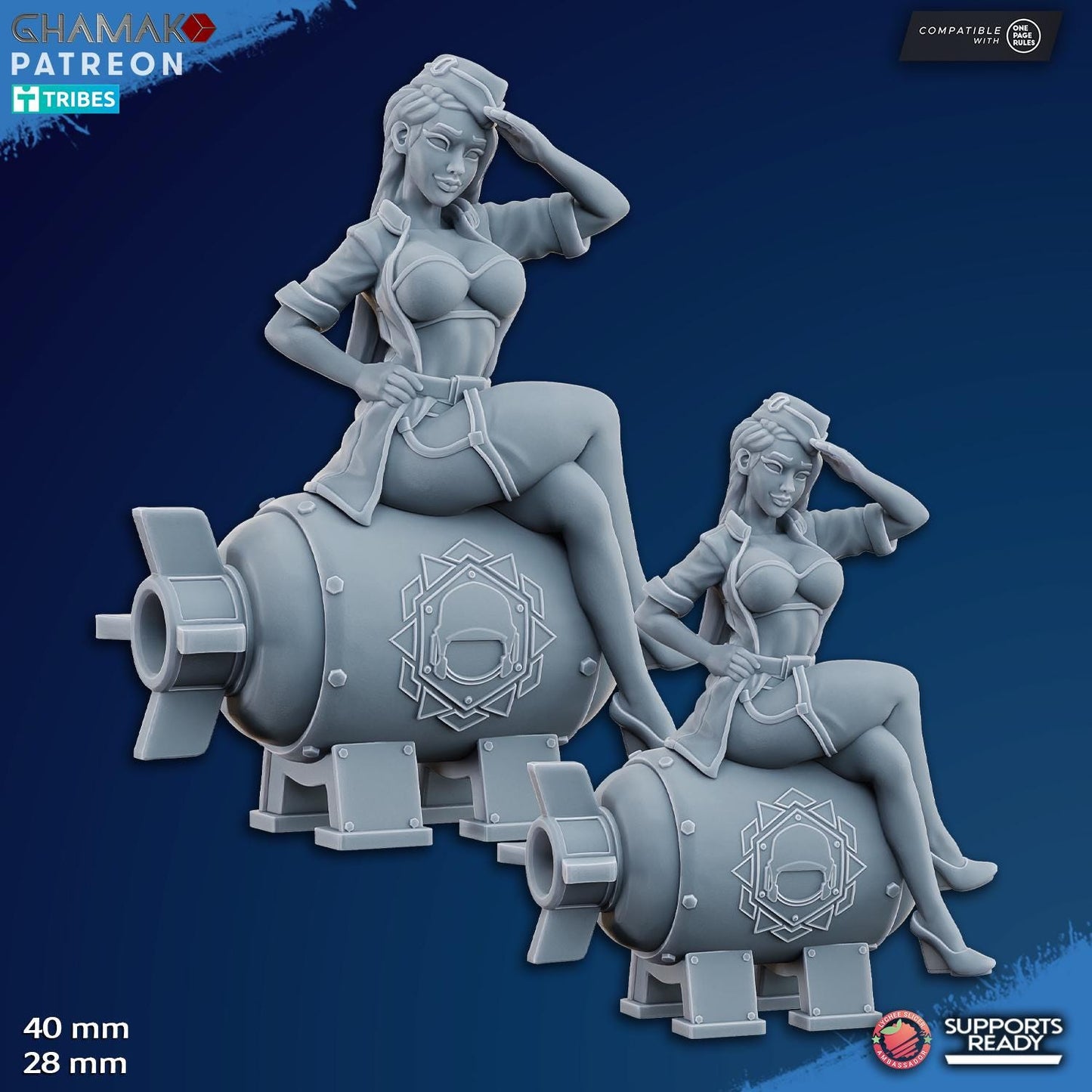 Freedom Guard Pinups by Ghamak Miniatures