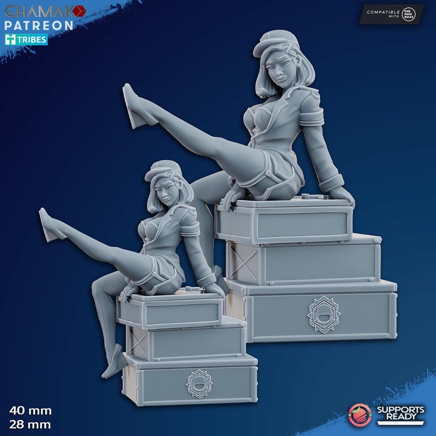 Freedom Guard Pinups by Ghamak Miniatures