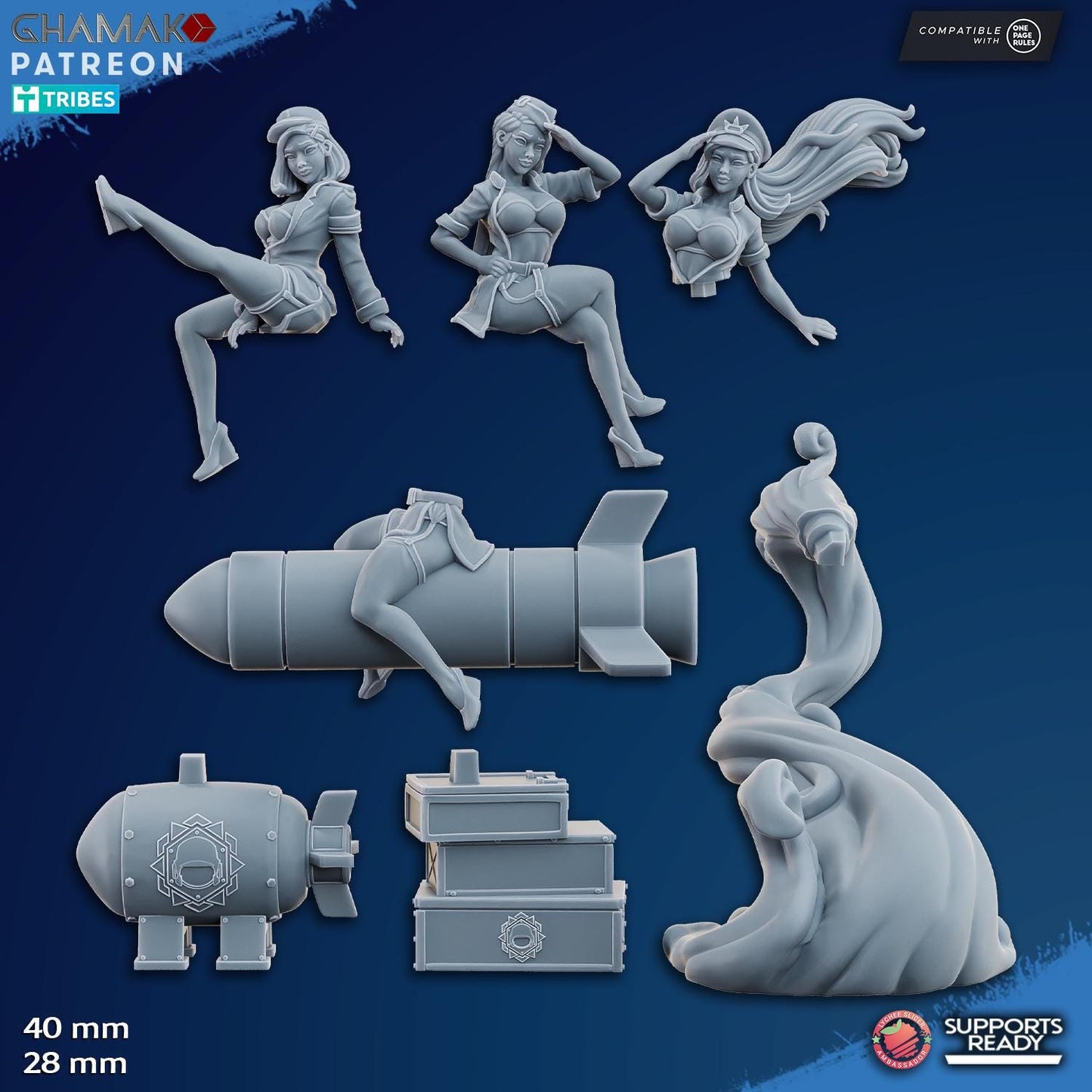 Freedom Guard Pinups by Ghamak Miniatures