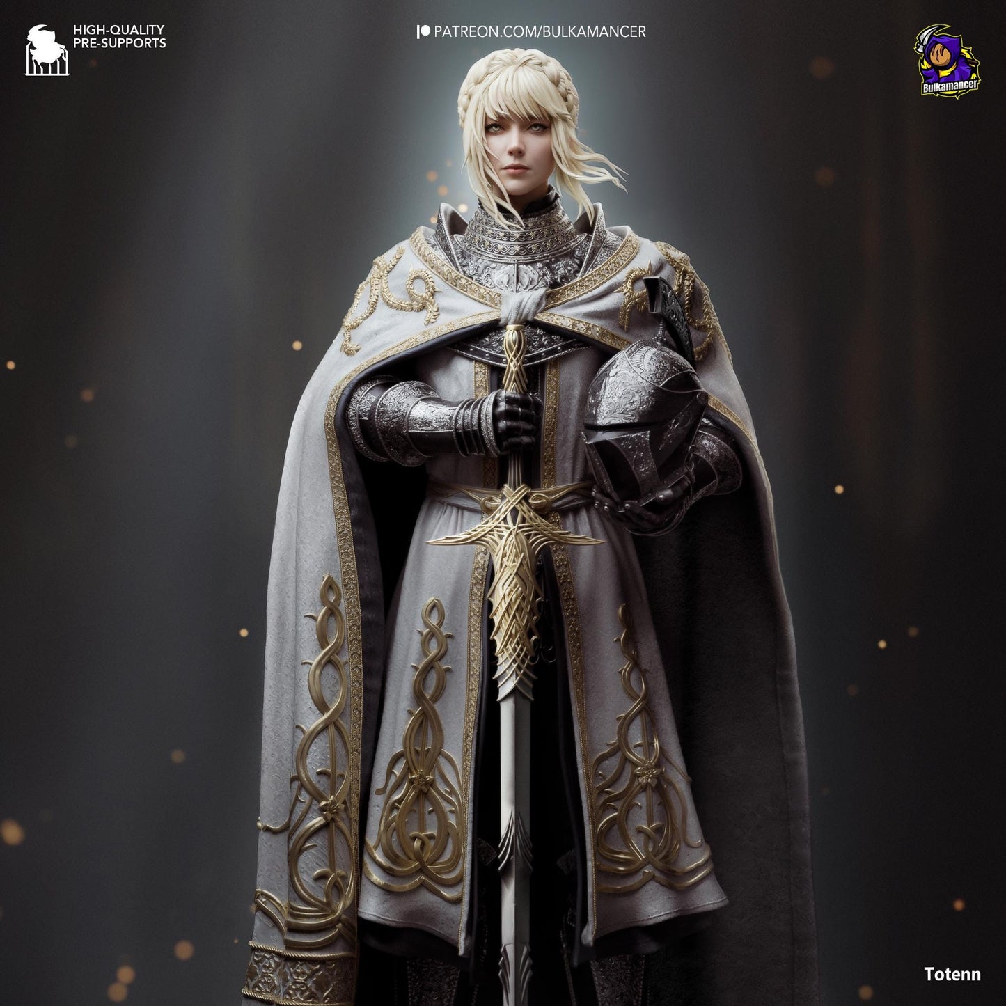Knight of the Kind Lord Statue Model Kit by Bulkamancer Sculpts