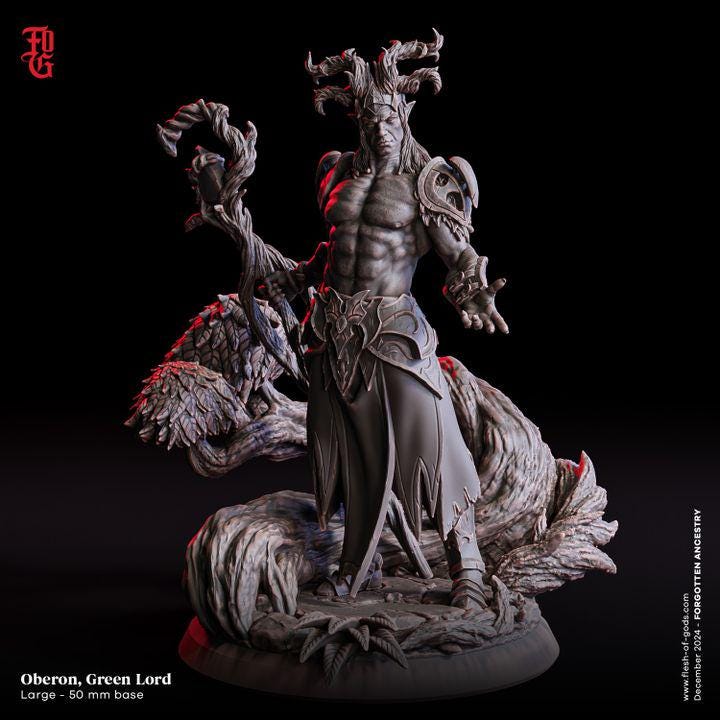 Oberon, Green Lord from "Forgotten Ancestry" by Flesh of Gods Miniatures