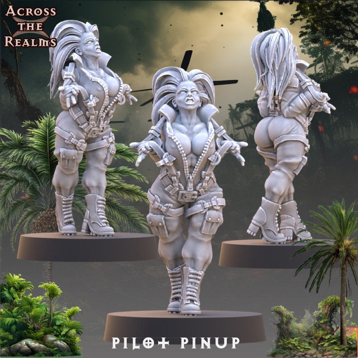 Jungle Imperial Pilots by Across the Realms Miniatures