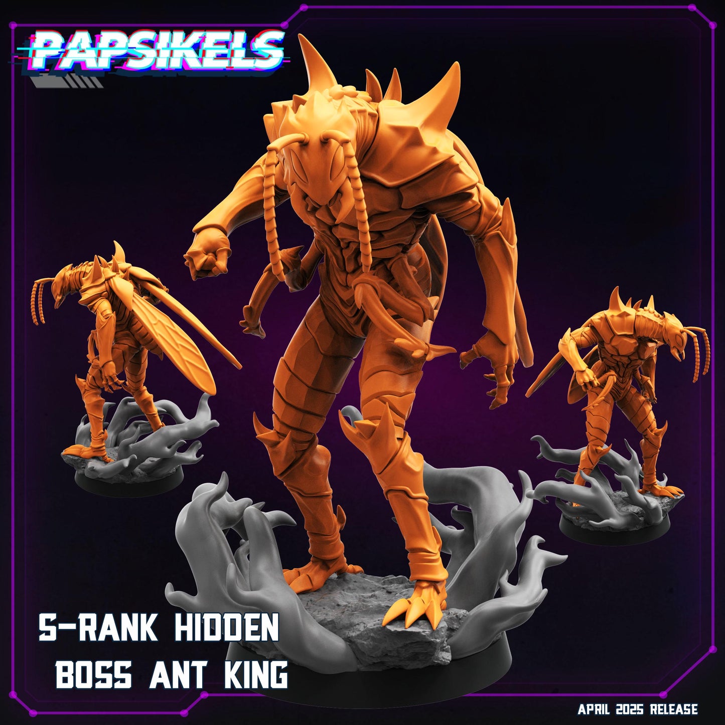 S RANK Ant King by Papsikels Miniatures