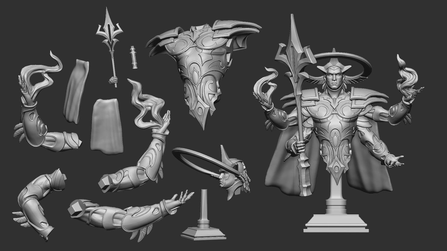 Kala Heavenly Judge Bust from "Heavenly Justice" by White Werewolf Tavern Miniatures