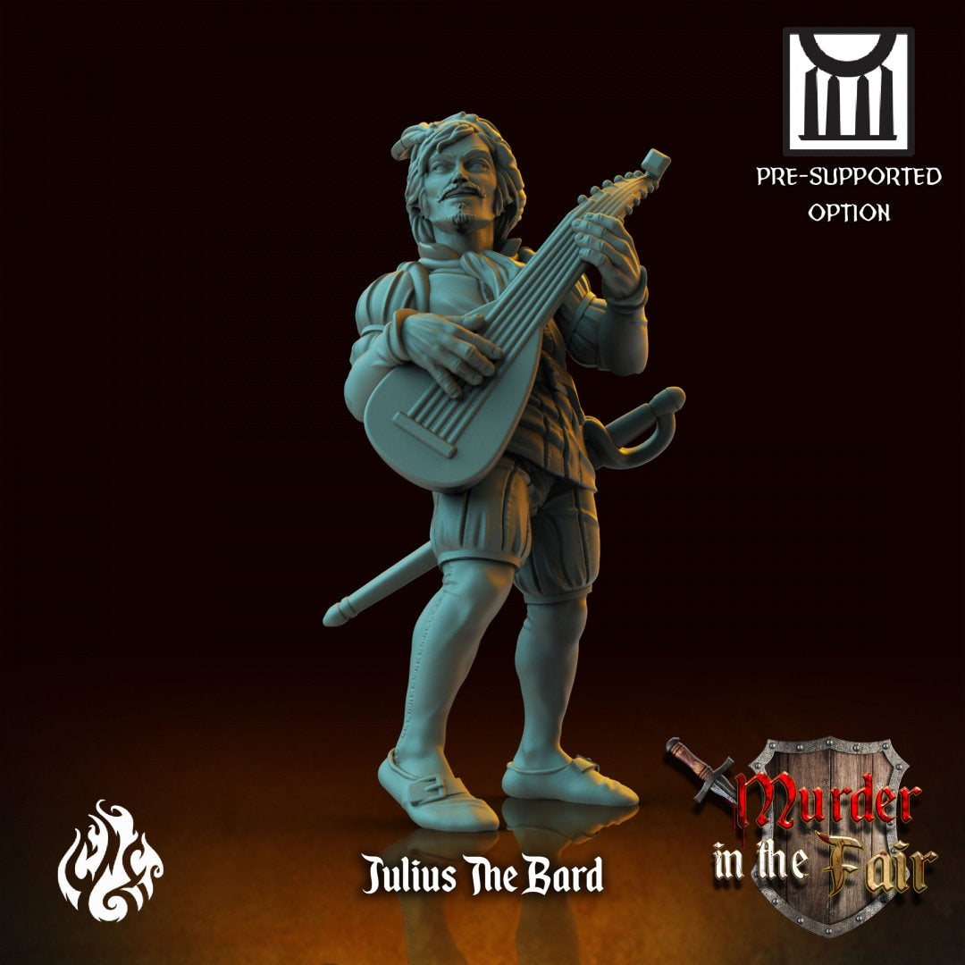 Julius the Bard from "Murder in the Fair" by Crippled God Foundry