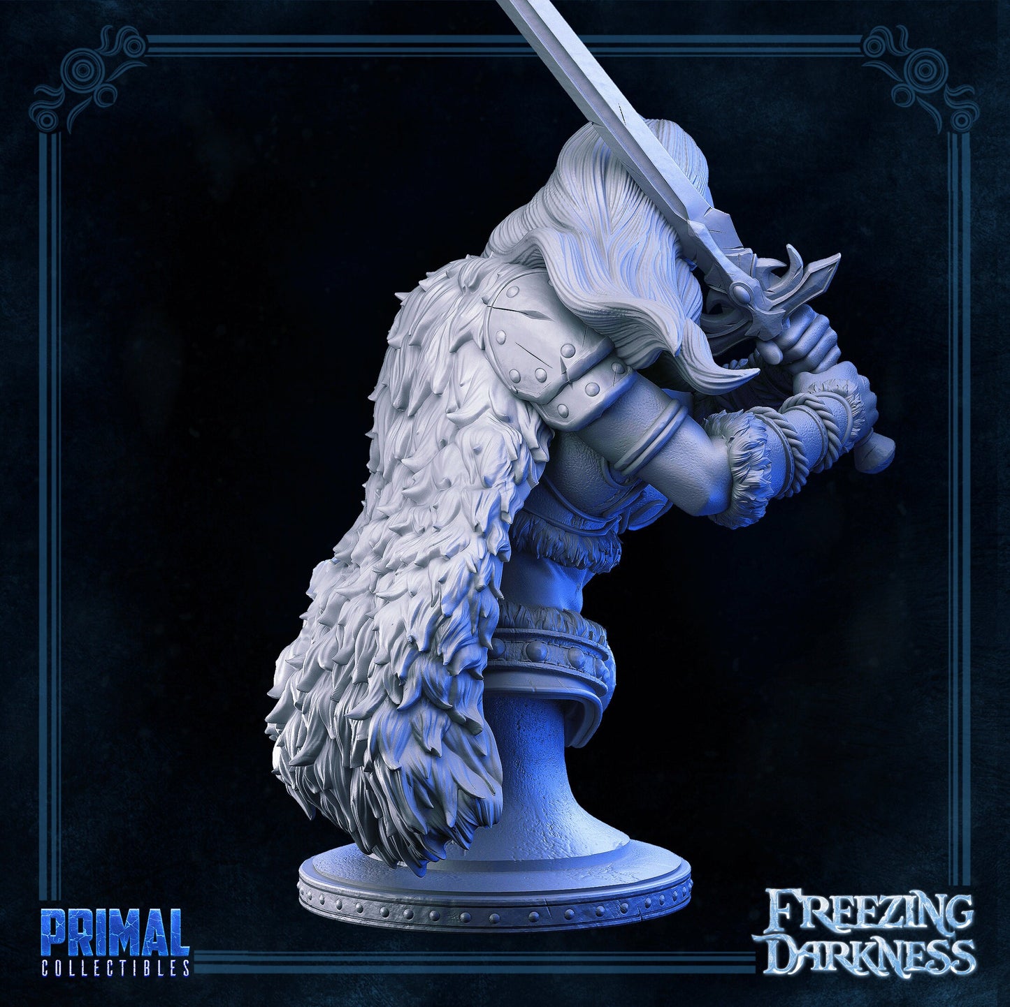 Valkyrie Barbarian by Primal Collectibles Miniatures Heroquest RPG