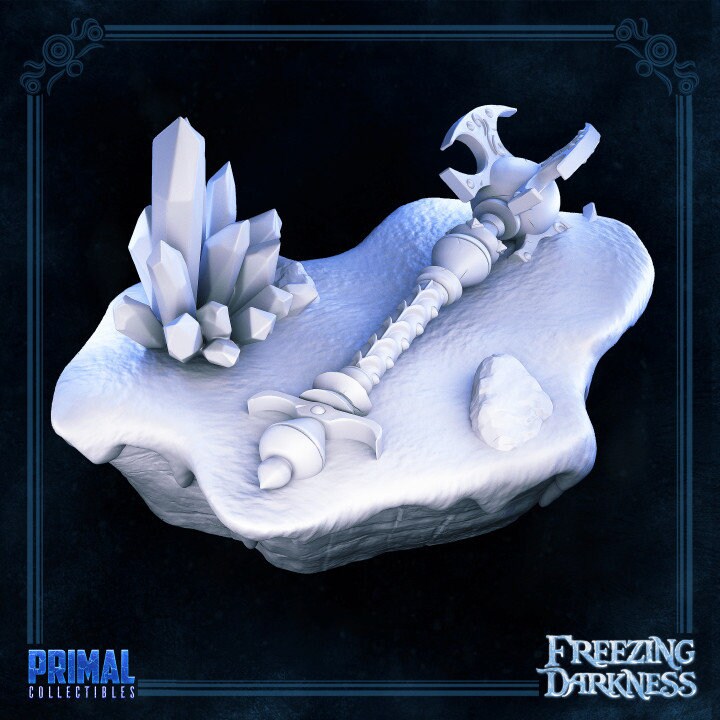Dungeon Dressings & Terrain from Freezing Darkness by Primal Collectibles Heroquest RPG