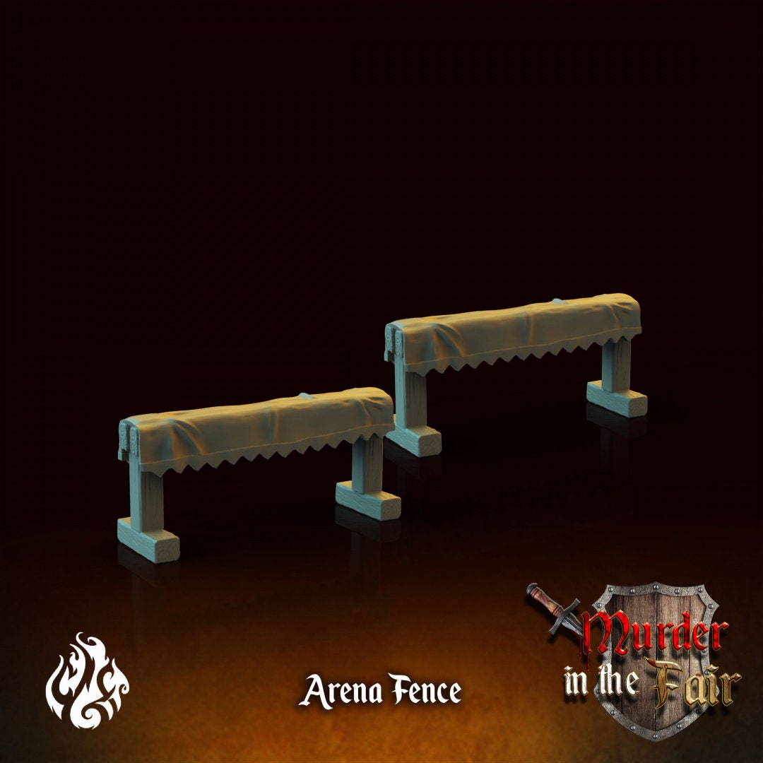 Jousting Arena Terrain Piece from "Murder in the Fair" by Crippled God Foundry