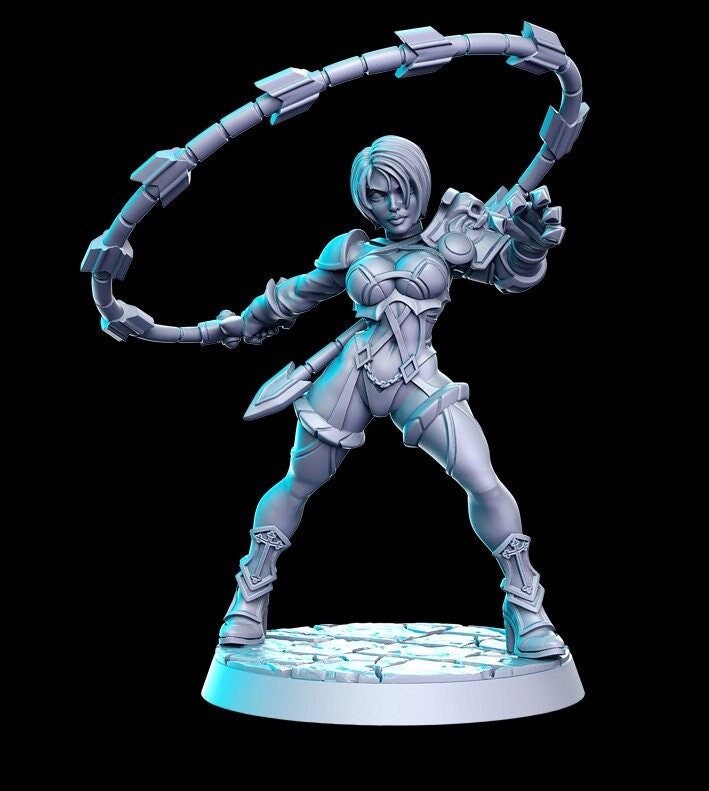 Poison Sword Whip Fighter from Soul Fighter by RN Estudio Miniatures