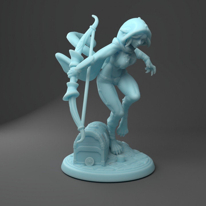 Catgirl Tabaxi Pirate & Rogue by Twin Goddess Miniatures