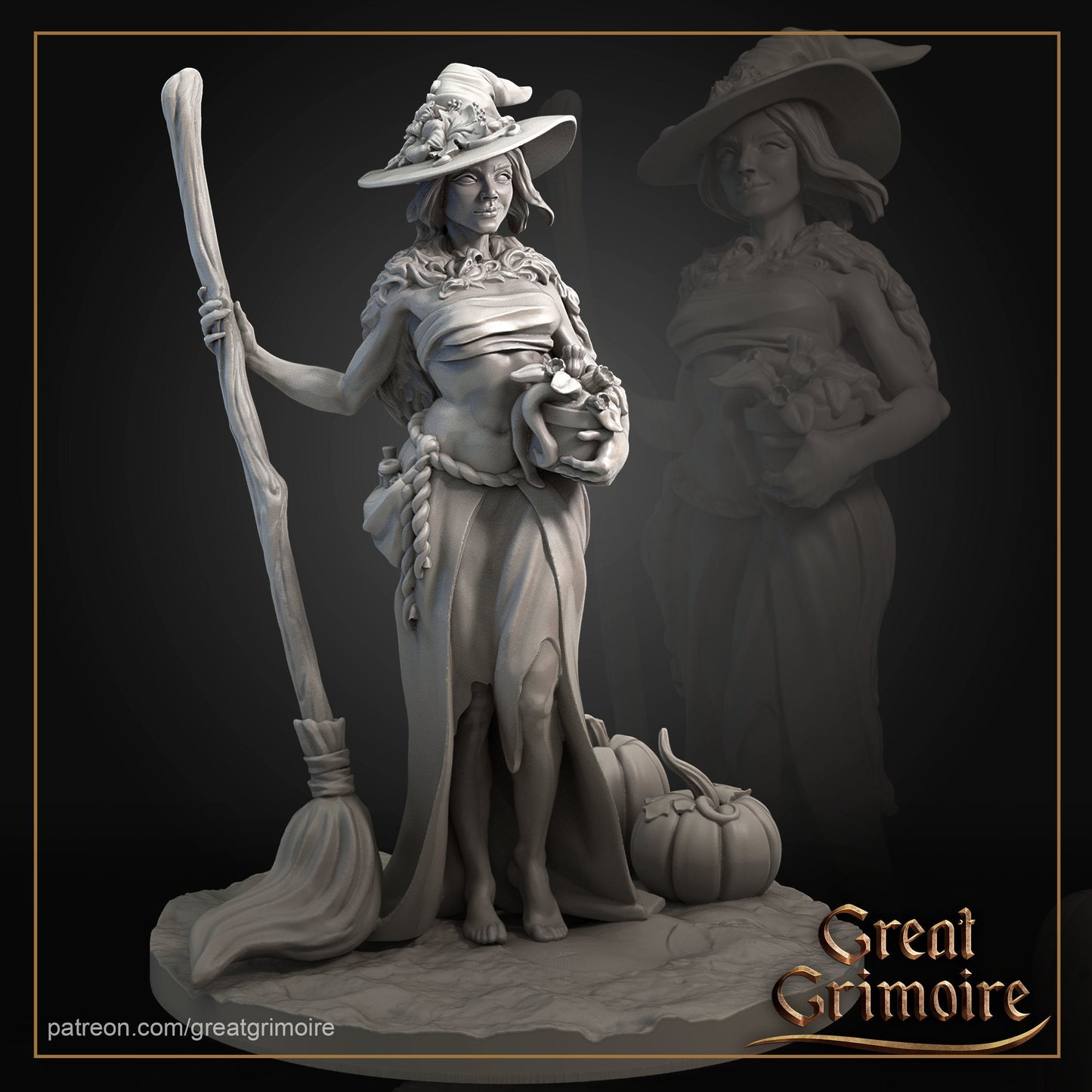 Amber from "Witches Sabbath" by Great Grimoire Miniatures