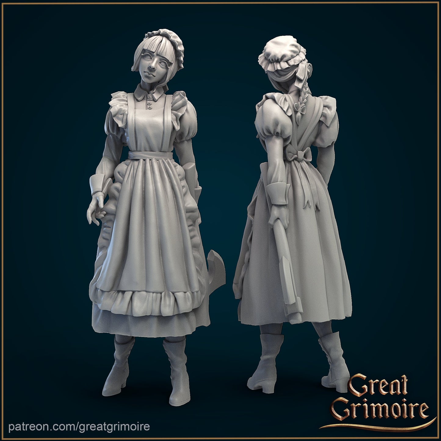Lucy from "Tower of Brassmourne" by Great Grimoire Miniatures