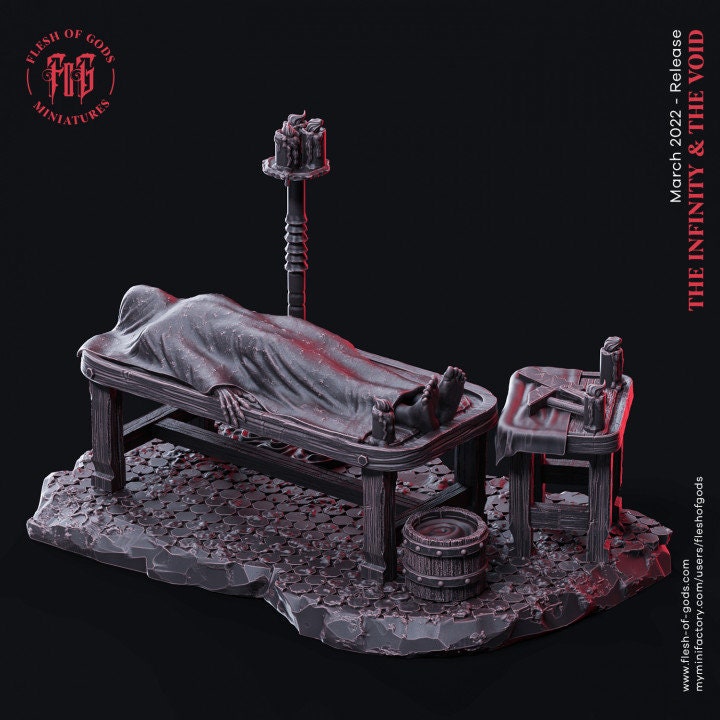 Terrain & Dungeon Dressings from "Infinity and Void" by Flesh of Gods Miniatures