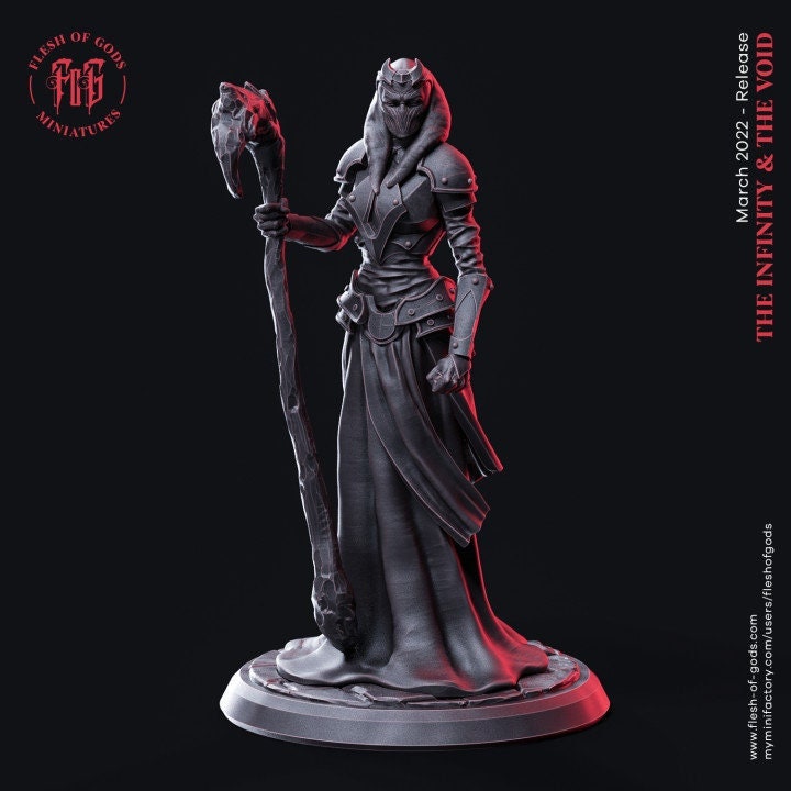 Ancient Priestess from "Infinity and Void" by Flesh of Gods Miniatures