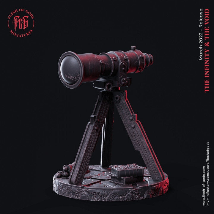 Terrain & Dungeon Dressings from "Infinity and Void" by Flesh of Gods Miniatures