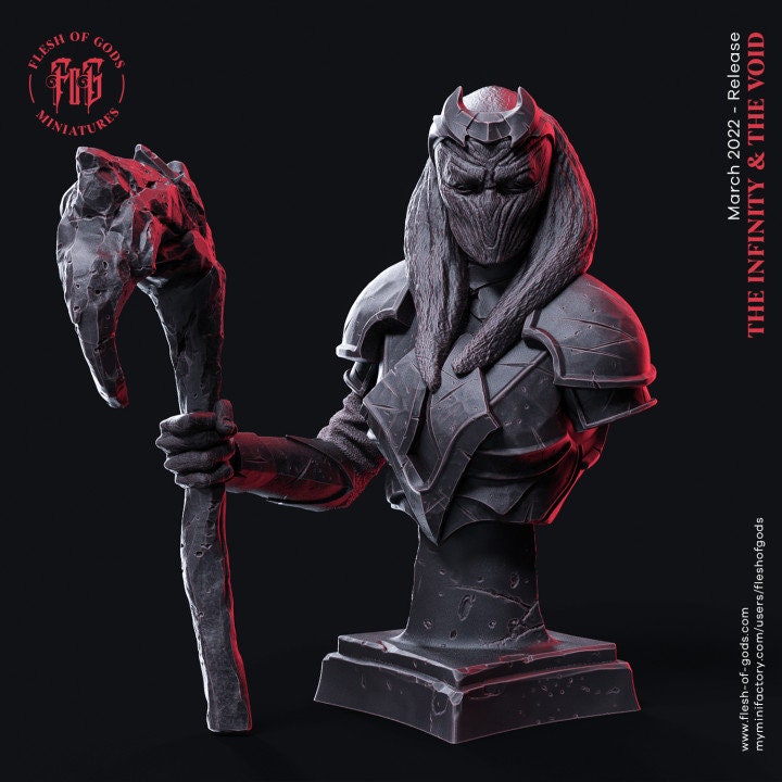 Ancient Priestess from "Infinity and Void" by Flesh of Gods Miniatures