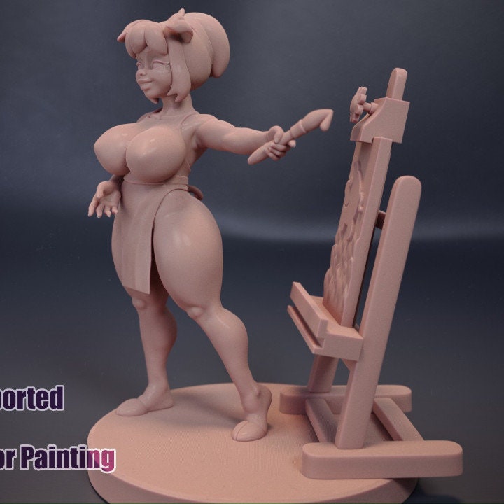 Lechonk Pig Artist by Jigglystix Pinup Factory