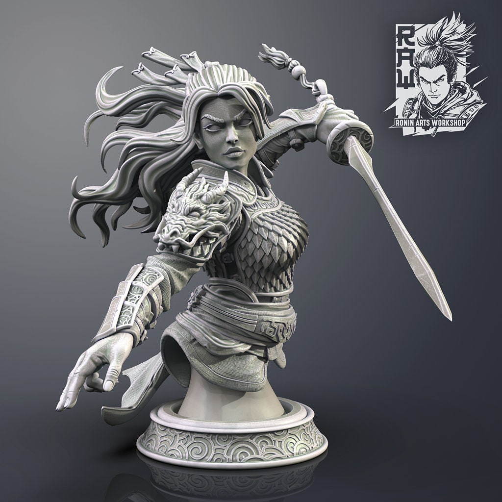 Wen Bust by Ronin Arts Workshop