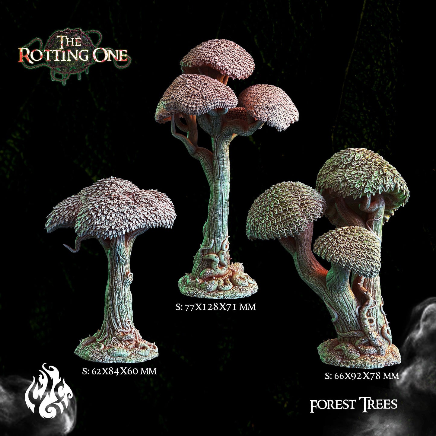 Terrain & Buildings from "The Rotting" by Crippled God Foundry