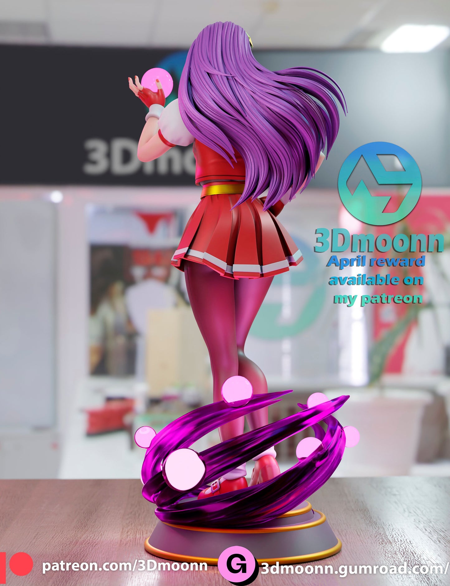 Athena Statue Model Kit by 3Dmoonn