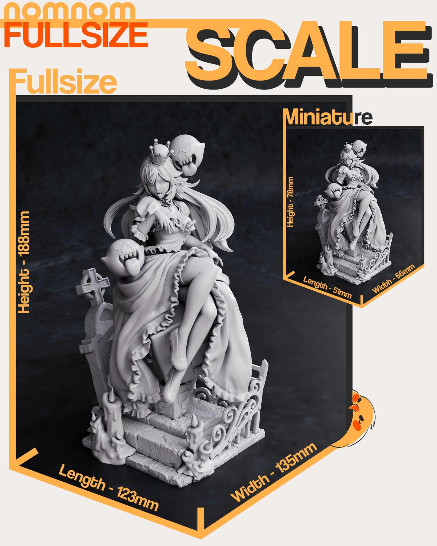 Ghost Princess Statue Model Kit by Nomnom Figures