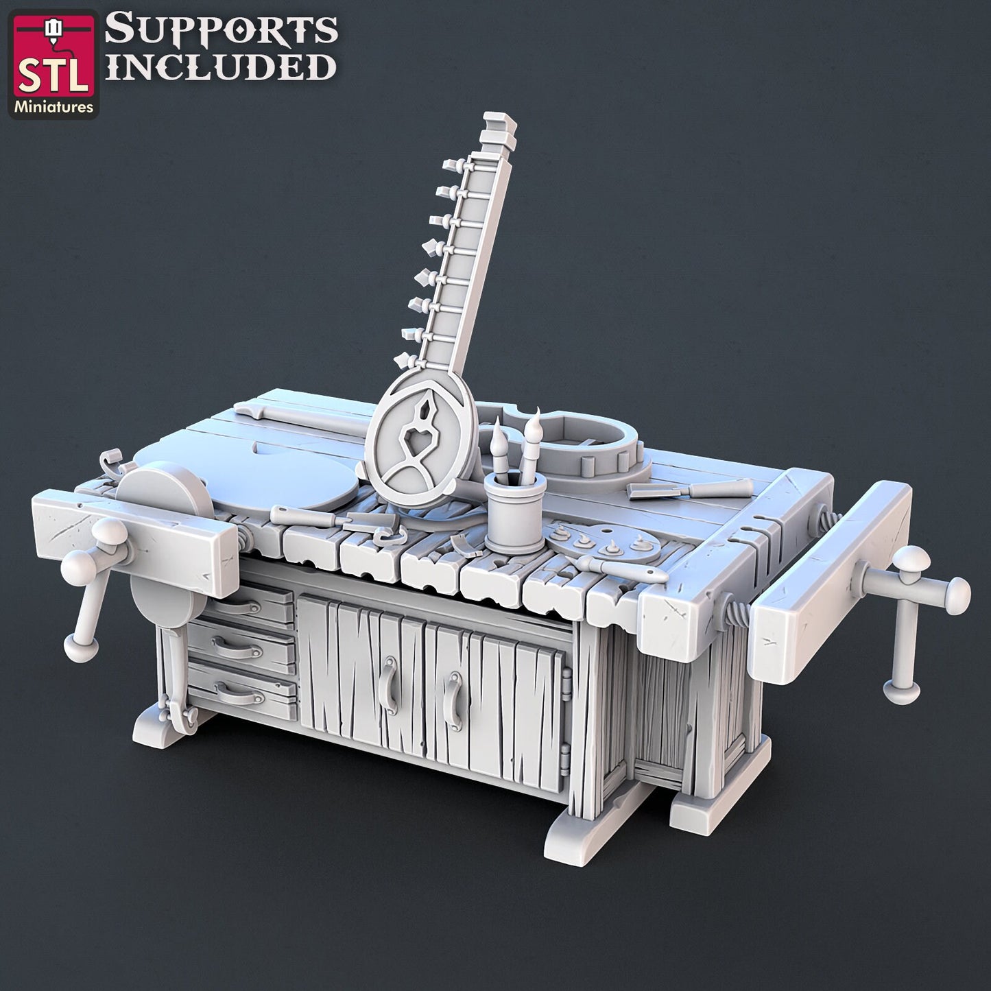 Music Store Vendor by STL Miniatures