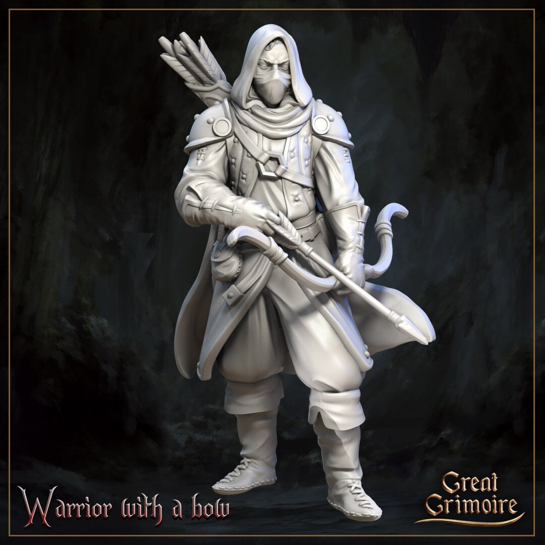 Gavin and the Brave Warriors from "Horrors of the Underground" by Great Grimoire Miniatures