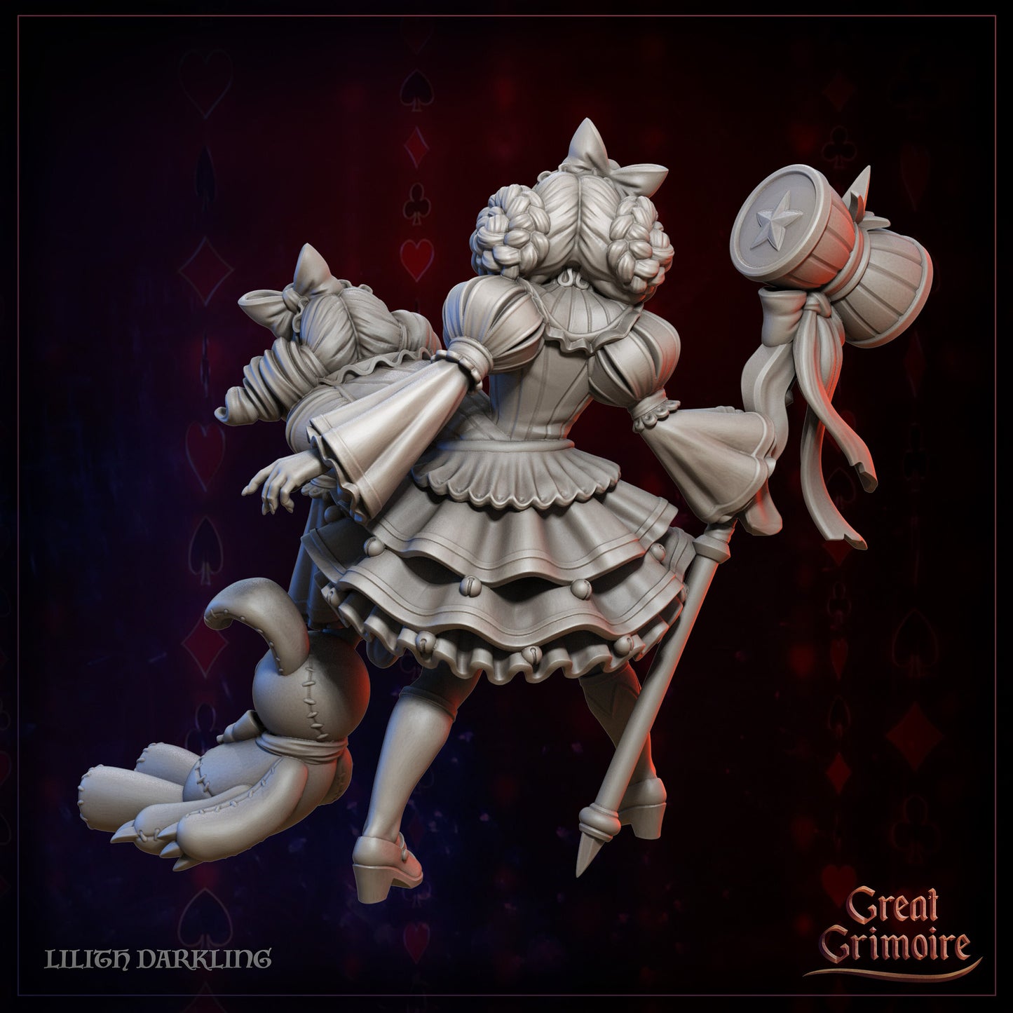 Lilith Darkling from "Macabre Masquerade" by Great Grimoire Miniatures