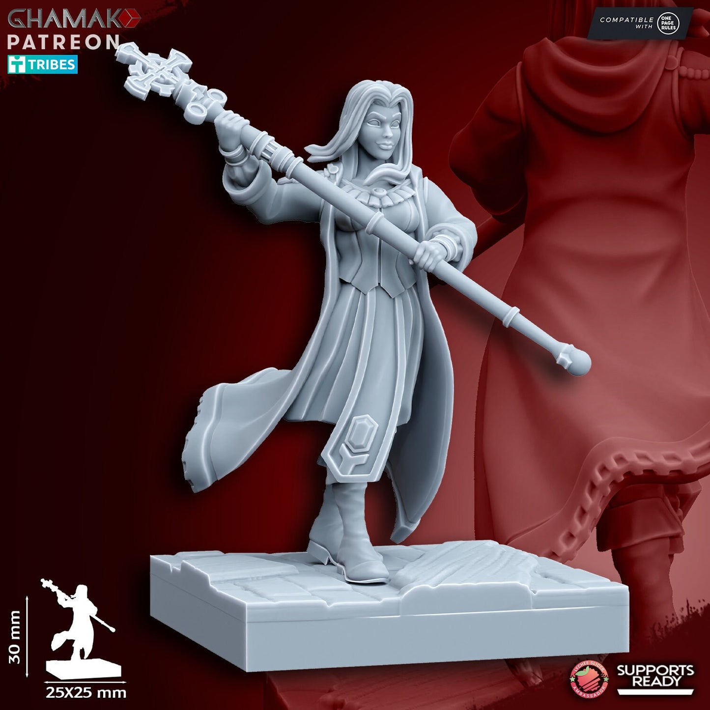 Sunev Wizard by Ghamak Miniatures