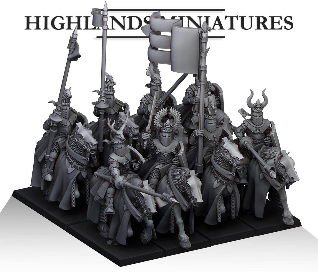 Knight Unit of Gallia by Highland Miniatures