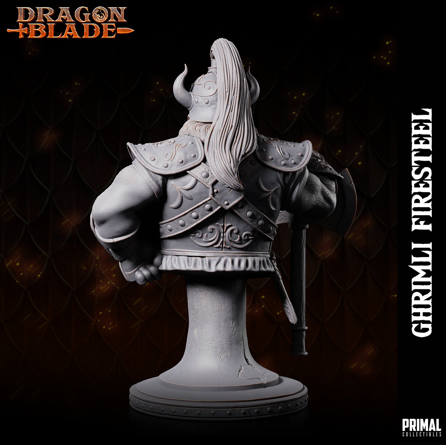Ghrimli Dwarf Warrior by Primal Collectibles Miniatures