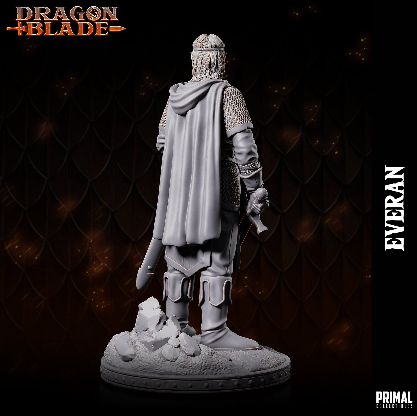 Everan Elf Warrior Wizard by Primal Collectibles Miniatures