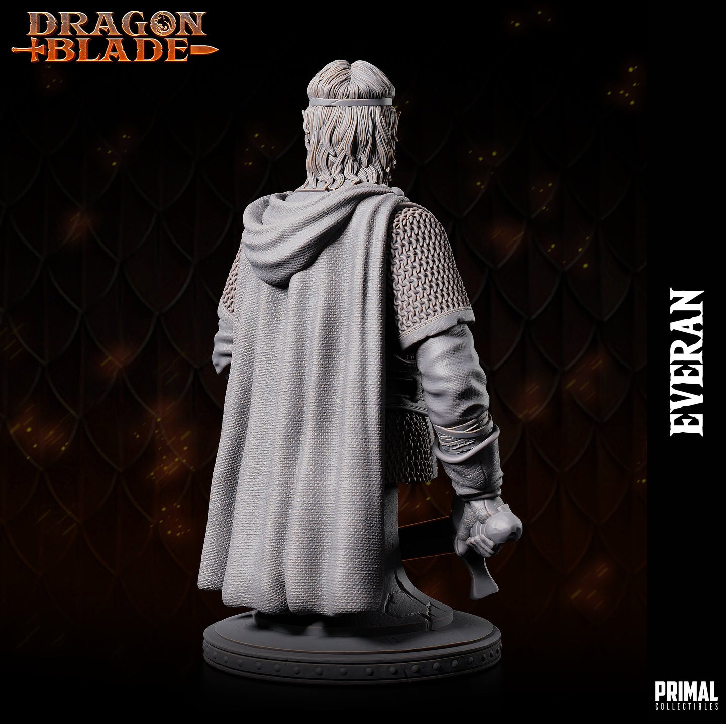Everan Elf Warrior Wizard by Primal Collectibles Miniatures