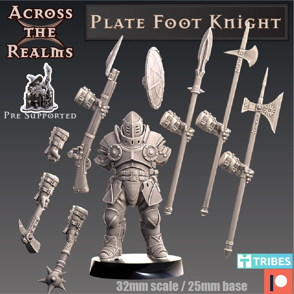 Knights , Nuns and Creatures of the Night by Across the Realms Miniatures