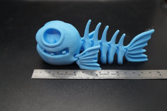 Bone Fish Articulated Toy by Flexi Factory