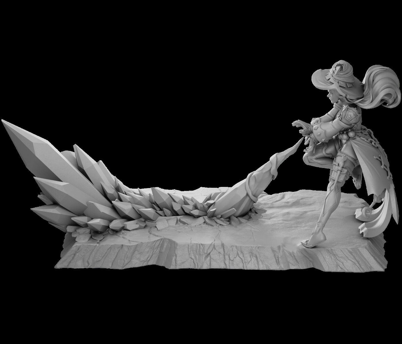 Glacial Spike Sorceress by Secret Forge Miniatures
