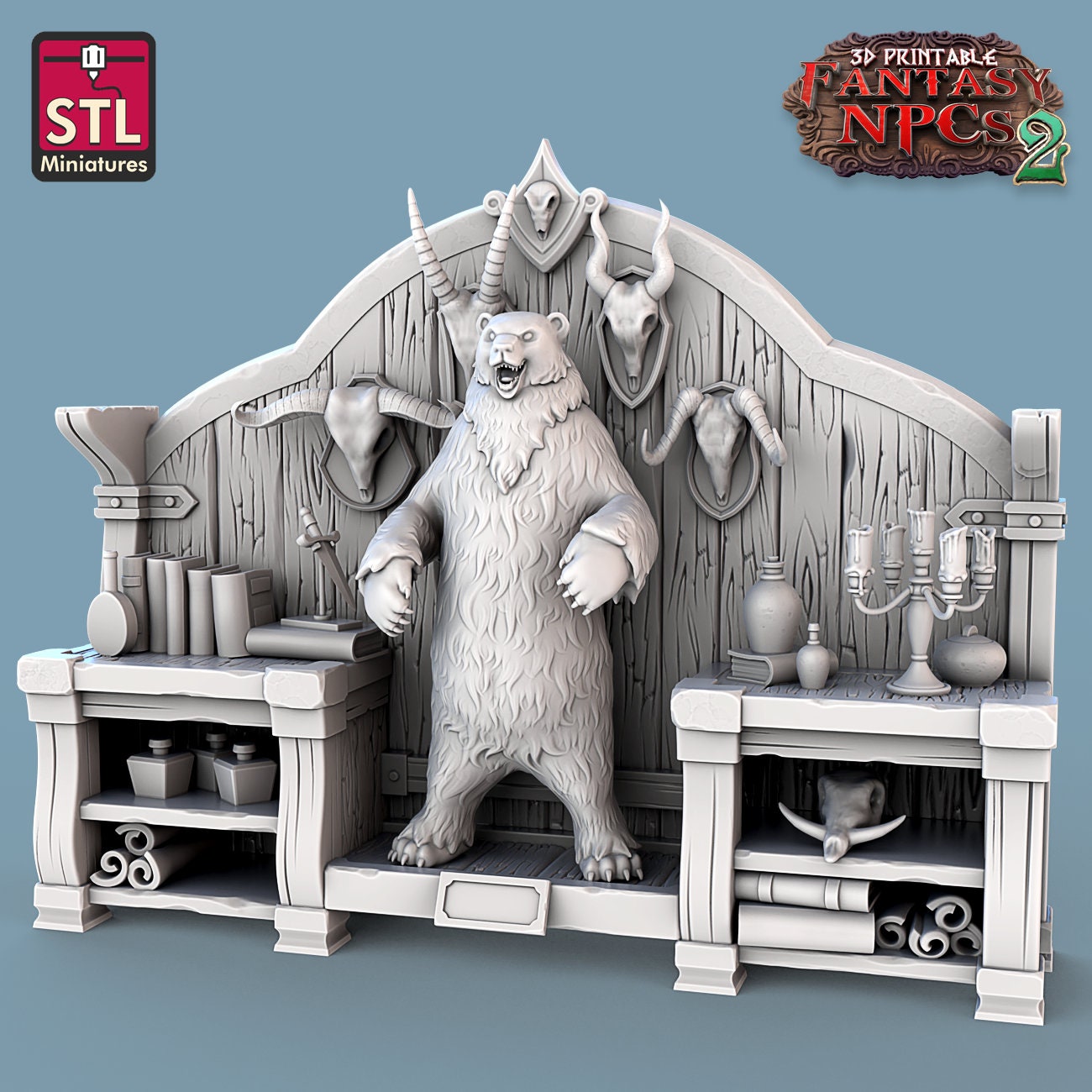 Taxidermist Set by STL Miniatures