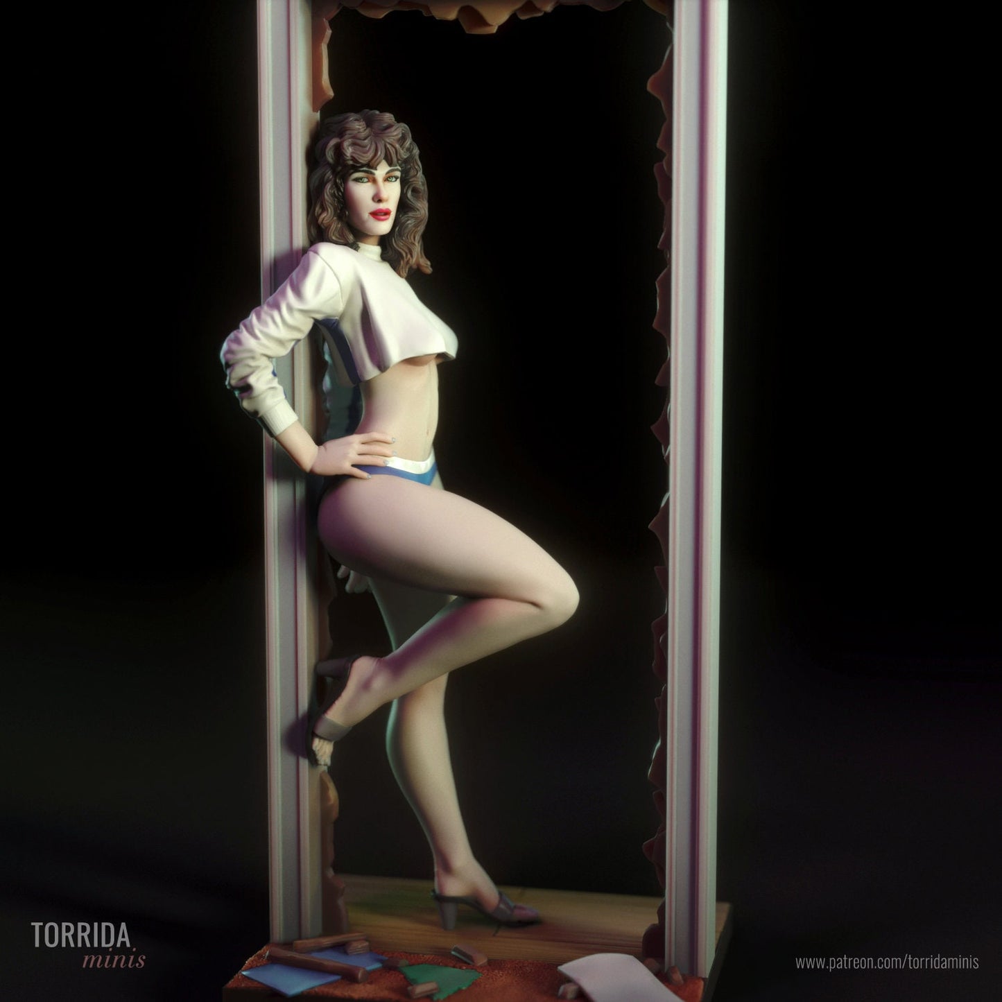 Lisa Statue Model kit by Torrida Minis