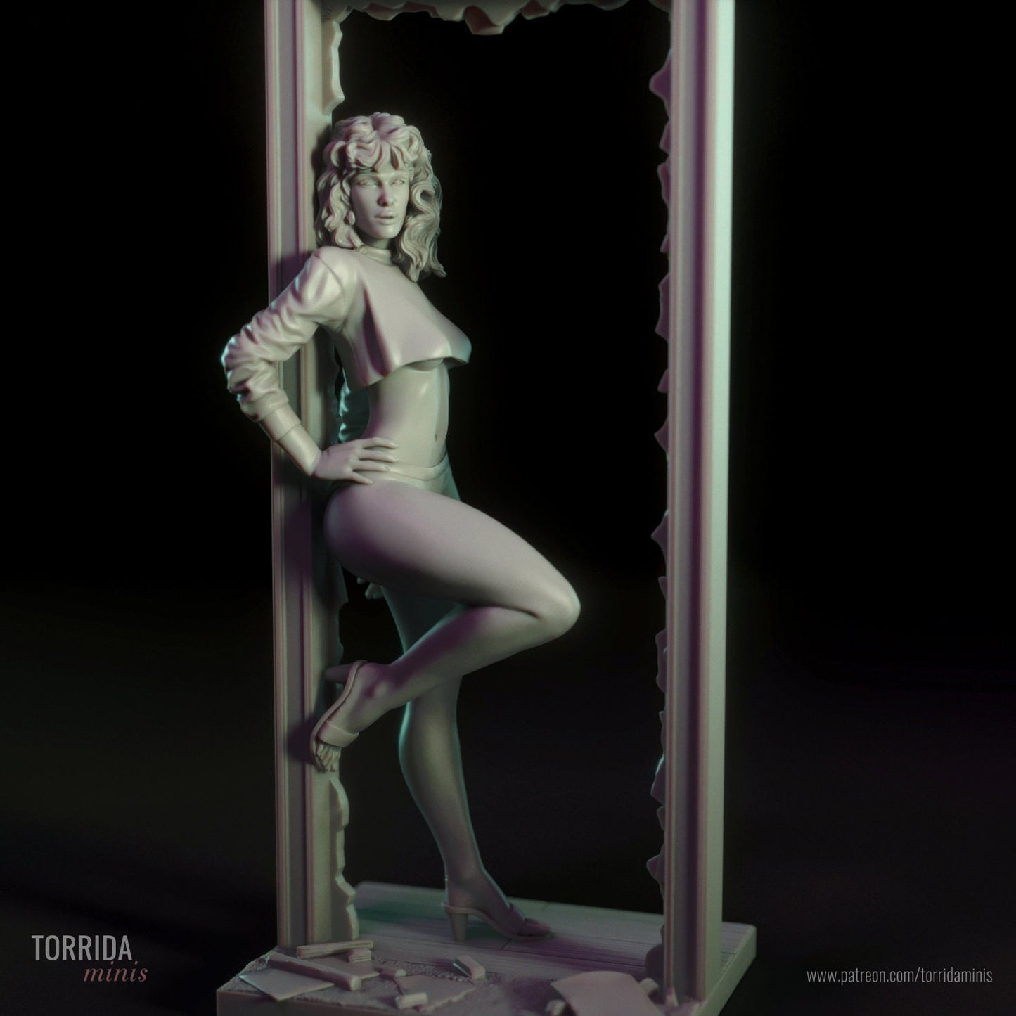 Lisa Statue Model kit by Torrida Minis