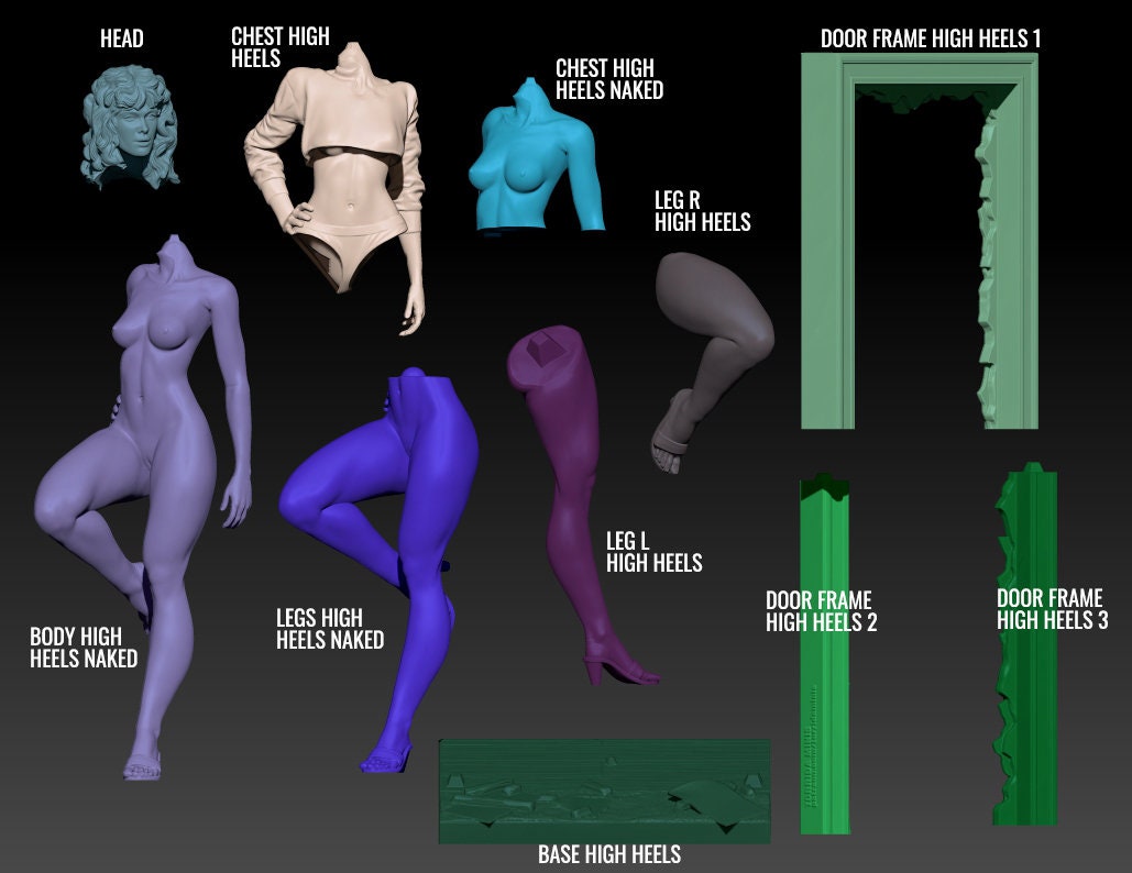 Lisa Statue Model kit by Torrida Minis