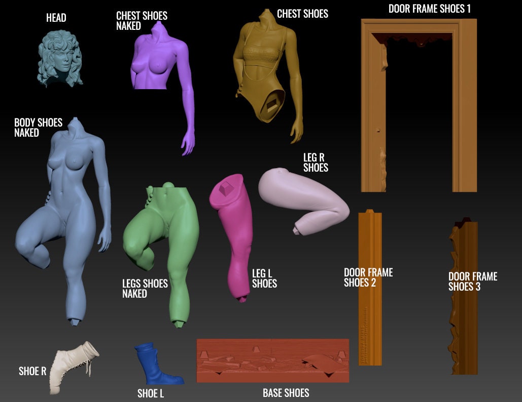 Lisa Statue Model kit by Torrida Minis