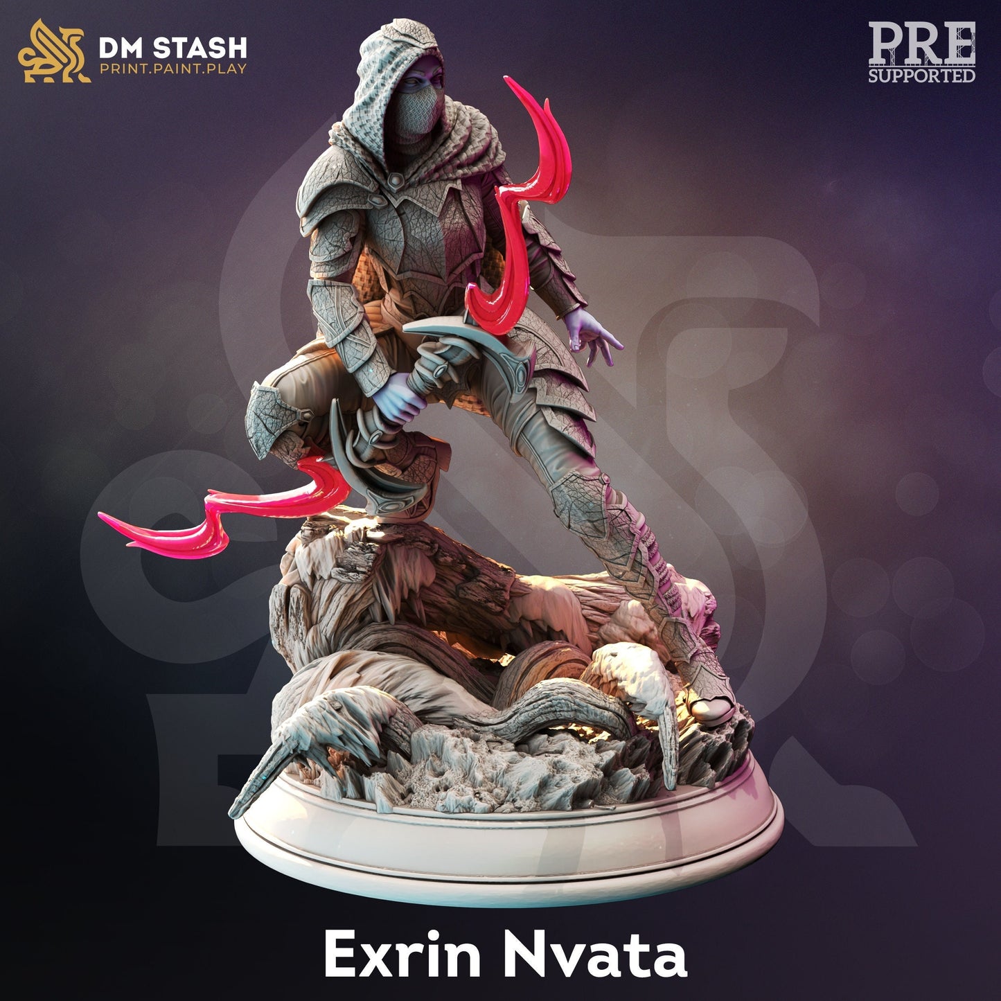 Exrin Nvata Elf Rogue from "Drow of the Deep" by DM Stash Miniatures