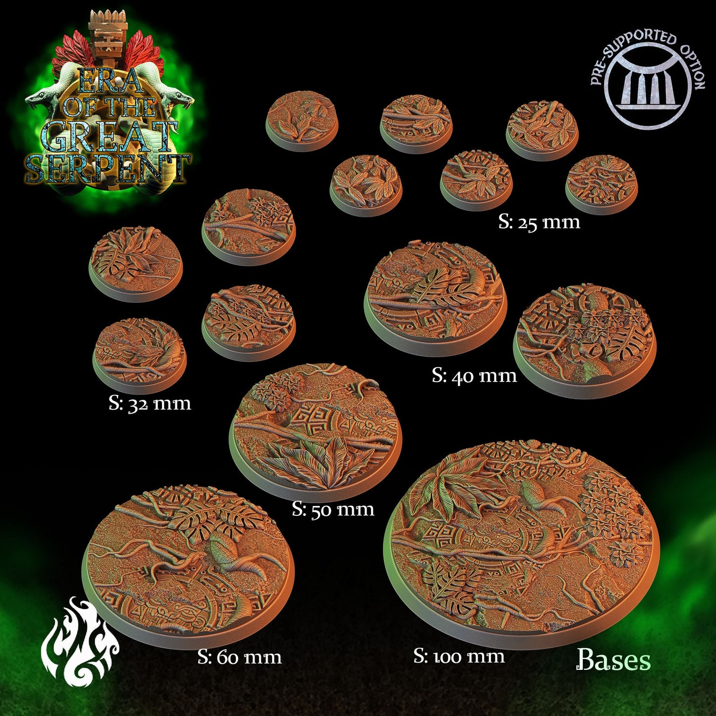 Jungle Bases by Crippled God Foundry Miniatures