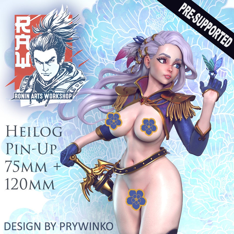 Heilog Pin-Up Statue Model Kit by Ronin Arts Workshop