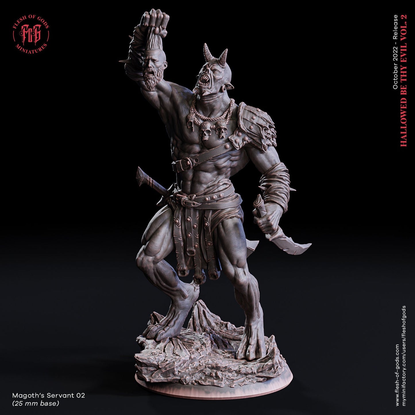 Magoth's Servant from "Hallowed be thy Evil 2" by Flesh of Gods Miniatures